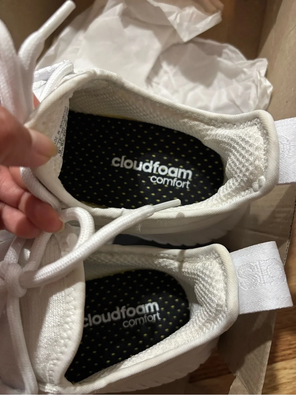 Adidas Lite Racer White Sneakers